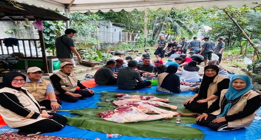 Lazismu Kabupaten Tangerang Salurkan 10 Sapi dan 11 Kambing Qurban 1447 H ke Berbagai Wilayah Banten